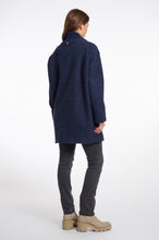 Load image into Gallery viewer, Rino &amp; Pelle Antara Rib neck teddy coat Night Grey
