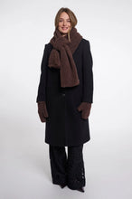 Load image into Gallery viewer, Rino &amp; Pelle Asho teddy scarf Coffee Roast
