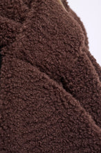 Load image into Gallery viewer, Rino &amp; Pelle Asho teddy scarf Coffee Roast
