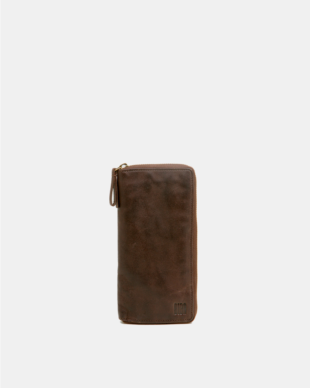 Biba B10 card, note & coin wallet Chocolate