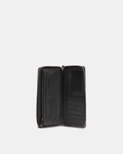 Load image into Gallery viewer, Biba Boston 10 card , note &amp; coin wallet Black
