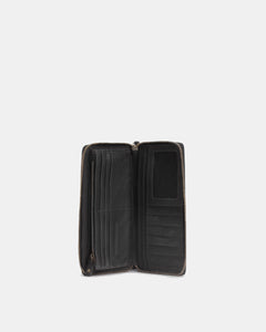 Biba Boston 10 card , note & coin wallet Black