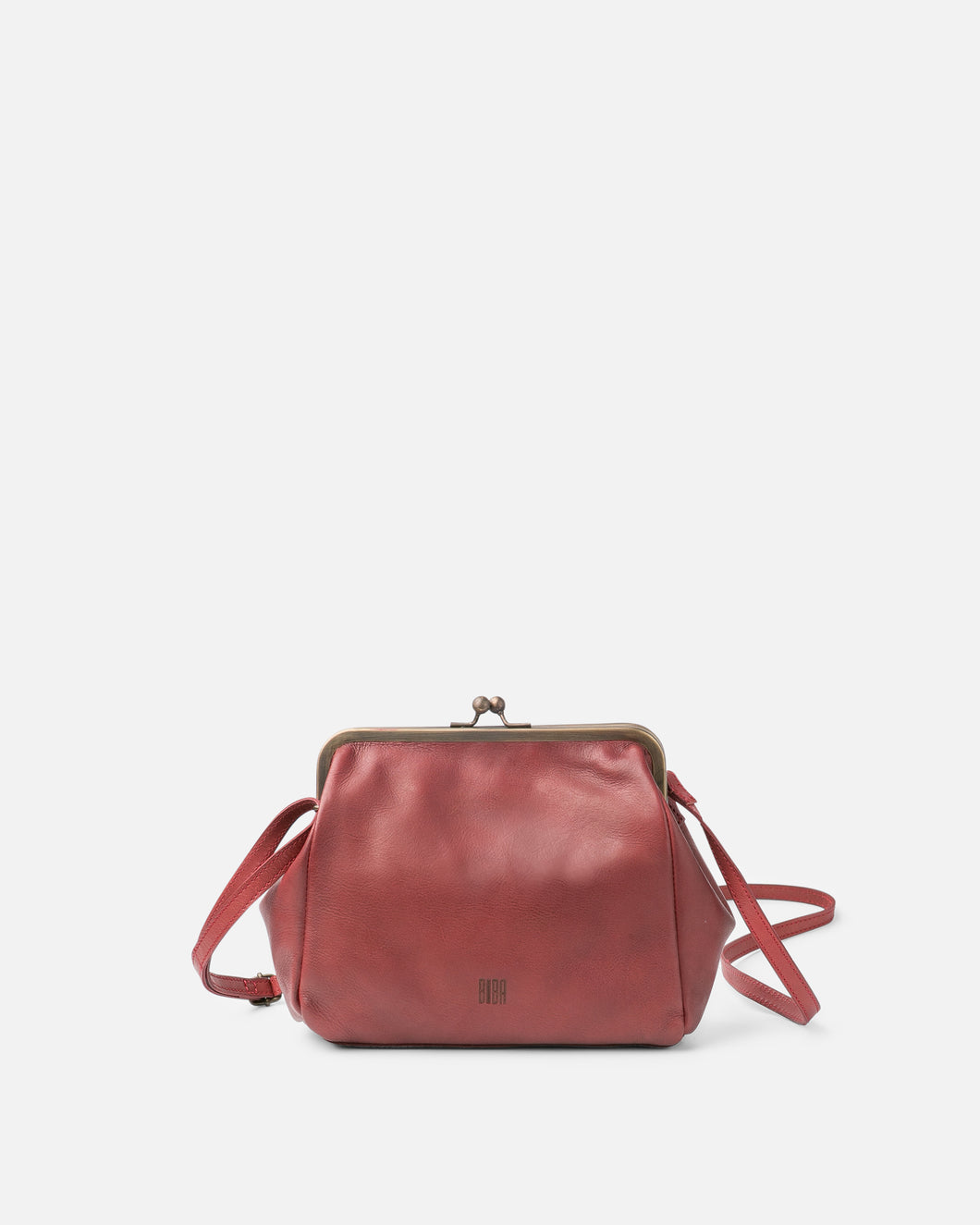 Biba BT22 Boston cross body bag Burgundy