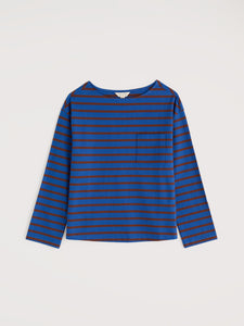 Seasalt Beach top Breton Ink Cocoa