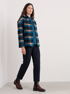 Seasalt Beamwind checked jacket Make and Do Harbour