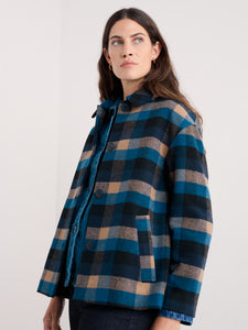 Seasalt Beamwind checked jacket Make and Do Harbour