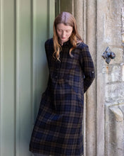 Load image into Gallery viewer, Bibico Alexa big check shirt dress Ink Olive
