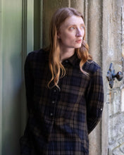 Load image into Gallery viewer, Bibico Alexa big check shirt dress Ink Olive
