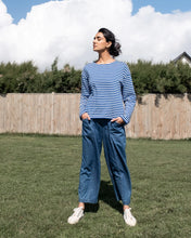 Load image into Gallery viewer, Bibico Lorren denim barrel trouser Indigo - CW CW 

