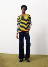 Load image into Gallery viewer, FRNCH Eileen multi stripe knit Olive
