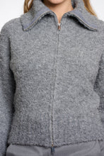 Load image into Gallery viewer, Rino &amp; Pelle Boi zipper cardigan Grey
