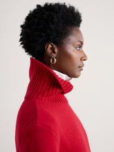 Load image into Gallery viewer, Seasalt Braque roll neck jumper Carmine
