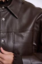 Load image into Gallery viewer, Rino &amp; Pelle Bree Faux leather jacket Peated
