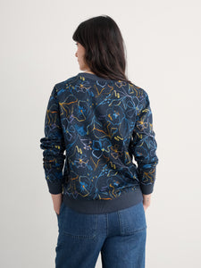 Seasalt Brightwave sweatshirt Drawn Floral Maritime