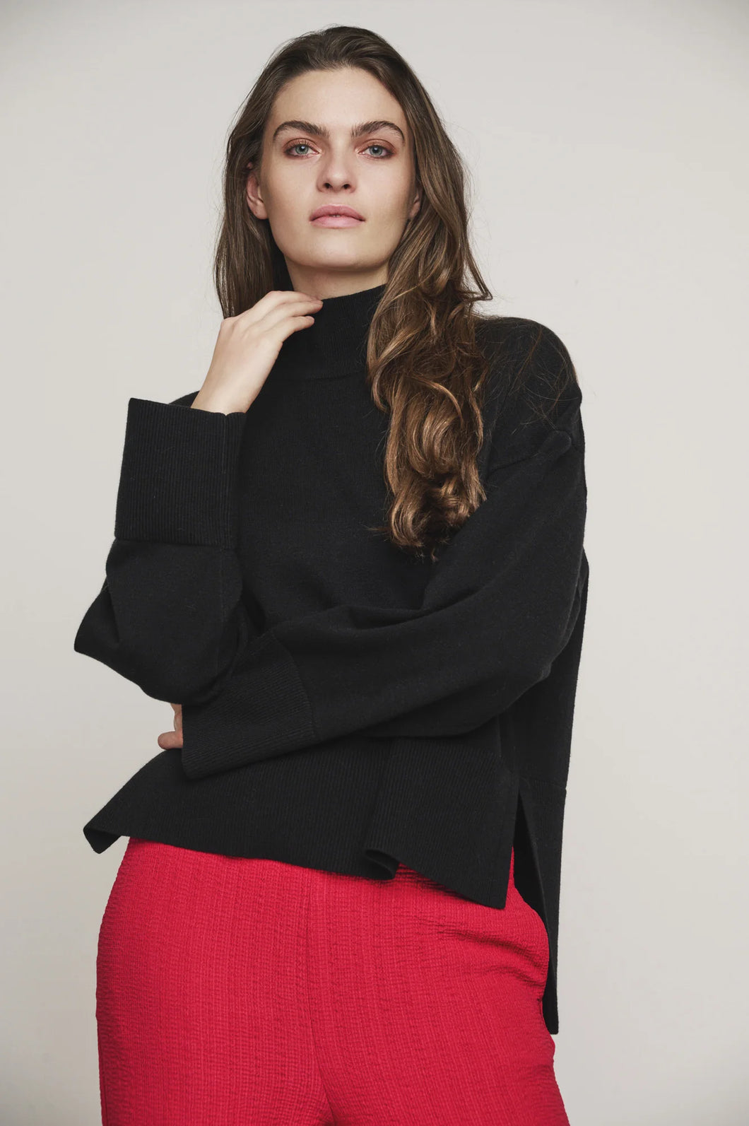 Rino & Pelle Britt turtle neck sweater Black