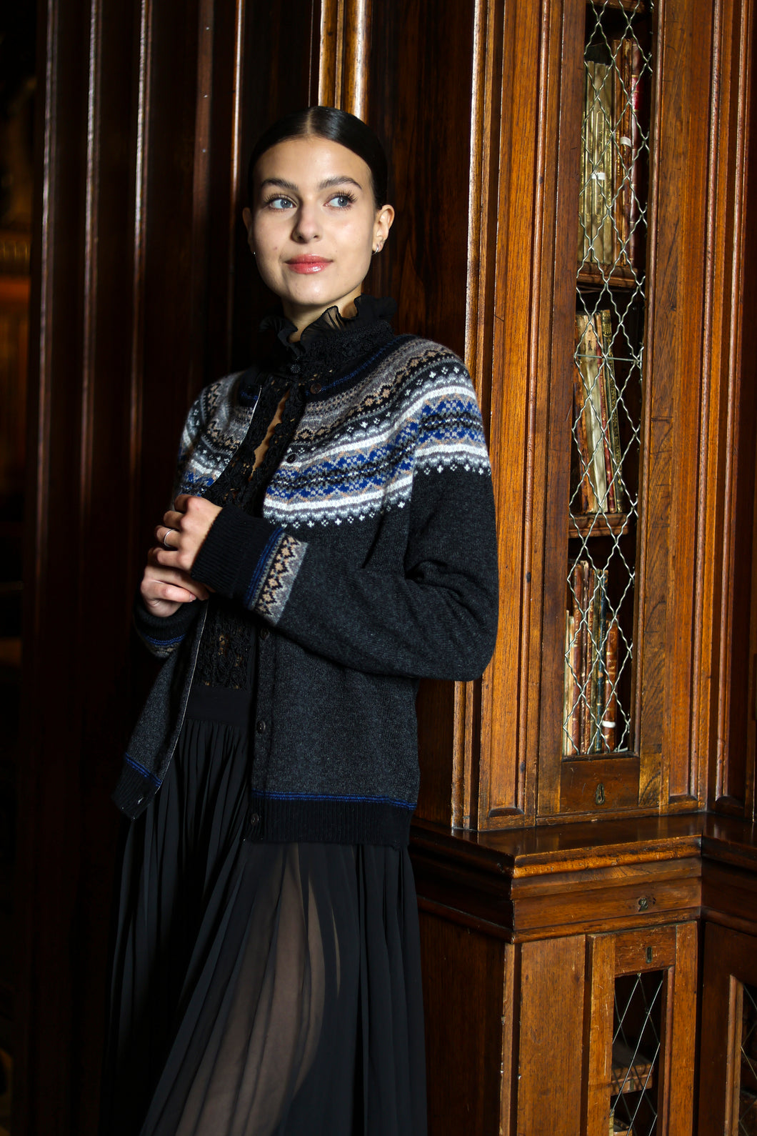 Eribe Alpine short cardigan Pegasus