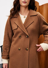 Load image into Gallery viewer, FRNCH Labe trench style tailored coat Camel
