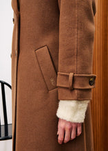 Load image into Gallery viewer, FRNCH Labe trench style tailored coat Camel
