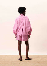 Load image into Gallery viewer, Frnch Nazare Striped wrap back shirt Violet - CW CW 
