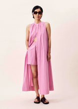 Load image into Gallery viewer, FRNCH Teahupoo striped shirt dress Violet Pink - CW CW 

