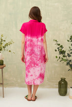 Load image into Gallery viewer, Chico Soleil Yuna Tie dye shirt dress Pink
