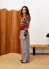 Load image into Gallery viewer, FRNCH Abyssin arty jacquard cardigan Marron Glace
