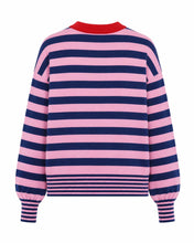 Load image into Gallery viewer, FRNCH Akita contrast rib sweater Rose Marine

