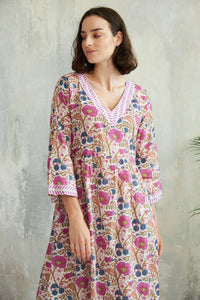 Chico Soleil Celine summer batiq print dress Pink
