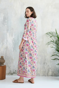 Chico Soleil Celine summer batiq print dress Pink
