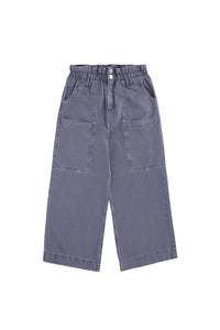 seventy + mochi Louis pant in Washed Denim