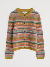 Load image into Gallery viewer, Seasalt Cove cottage cardigan Carved Relief Pear Multi
