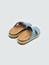 Load image into Gallery viewer, Nice Things Leather bio sandal Soft Blue
