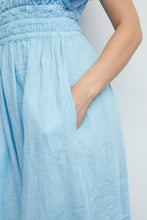 Load image into Gallery viewer, Dr. Bloom Caricia linen dress Sky
