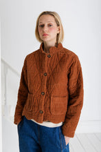 Load image into Gallery viewer, Bonté Dillis corduroy quilted jacket Cinammon
