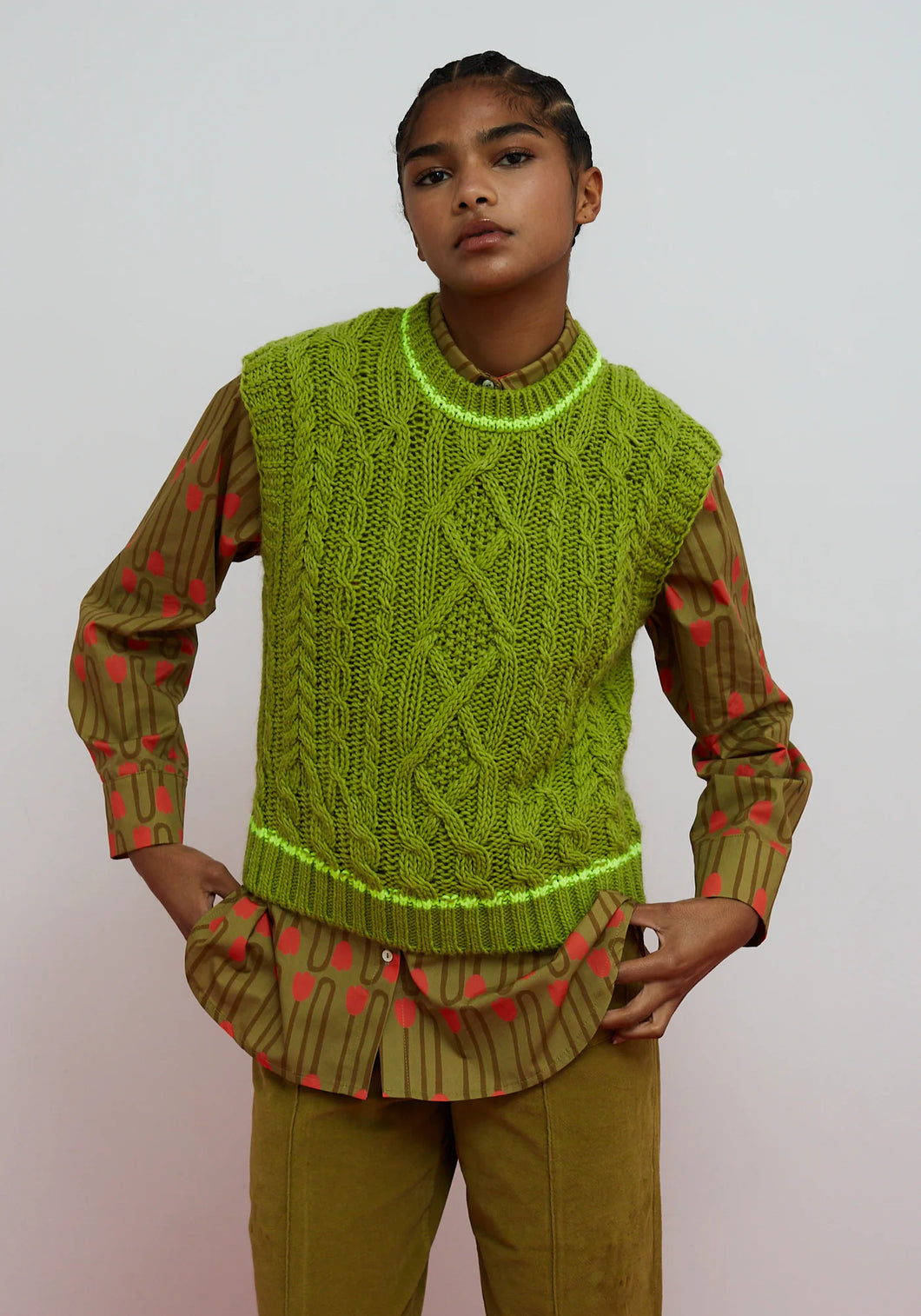 Dr. Bloom Nest vest Pistachio