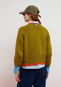 Dr. Bloom Serpentine highlight jumper Ochre
