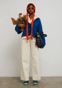 Dr.Bloom Cocoon cosy cardigan Azul