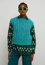 Load image into Gallery viewer, Dr. Bloom Nest vest Turqoise
