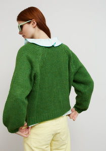 Dr.Bloom Cocoon cosy cardigan Verde