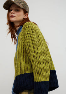 Dr. Bloom Braid front knit Verde