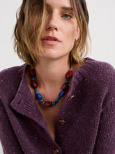 Load image into Gallery viewer, Seasalt Dawson pick cardigan merino Grape
