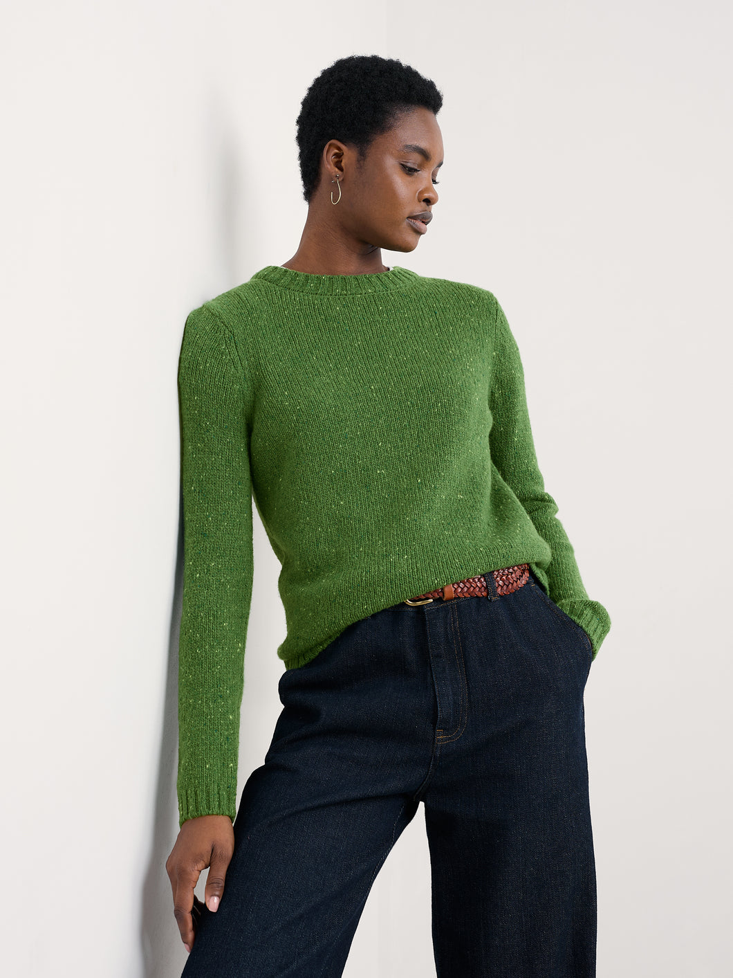 Seasalt Dawson Pick jumper Fern