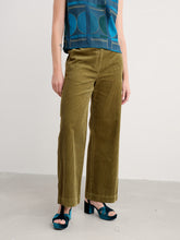 Load image into Gallery viewer, Seasalt Dilwyn wide leg cord trouser Bright Olive

