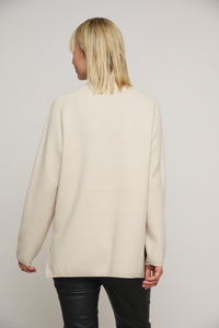 Rino & Pelle Dinty Mock neck sweater Birch