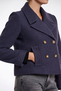 Rino & Pelle Donia DB twill tailored jacket Night Grey