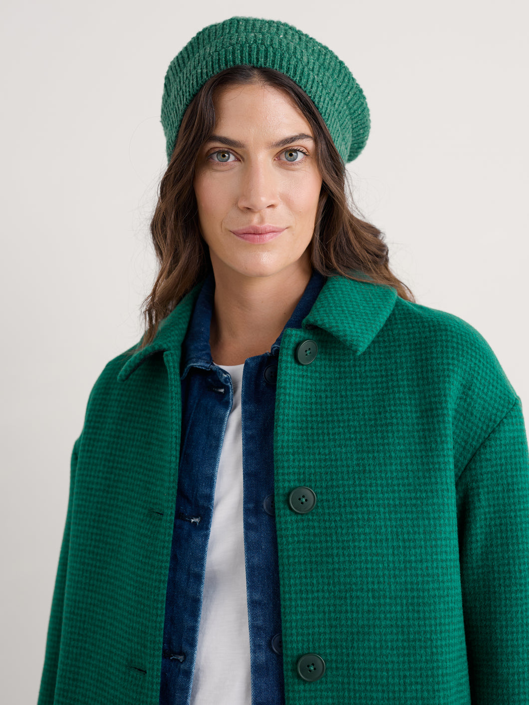Seasalt Driftway beret Dark Forage