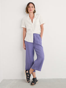 Seasalt Drydock linen shirt Chalk