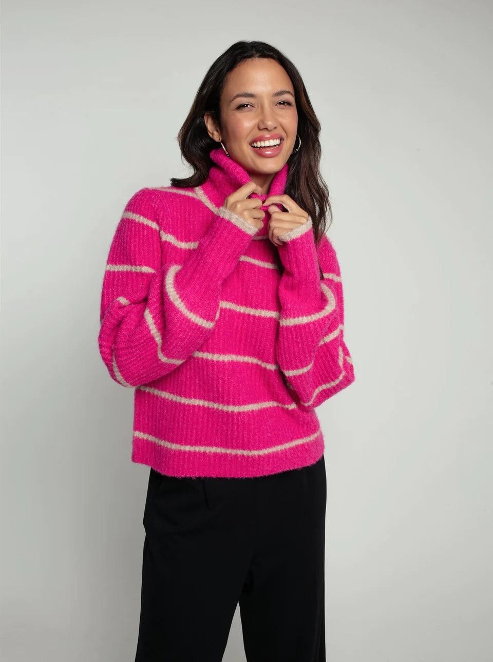 Nooki Chiara striped knit Pink
