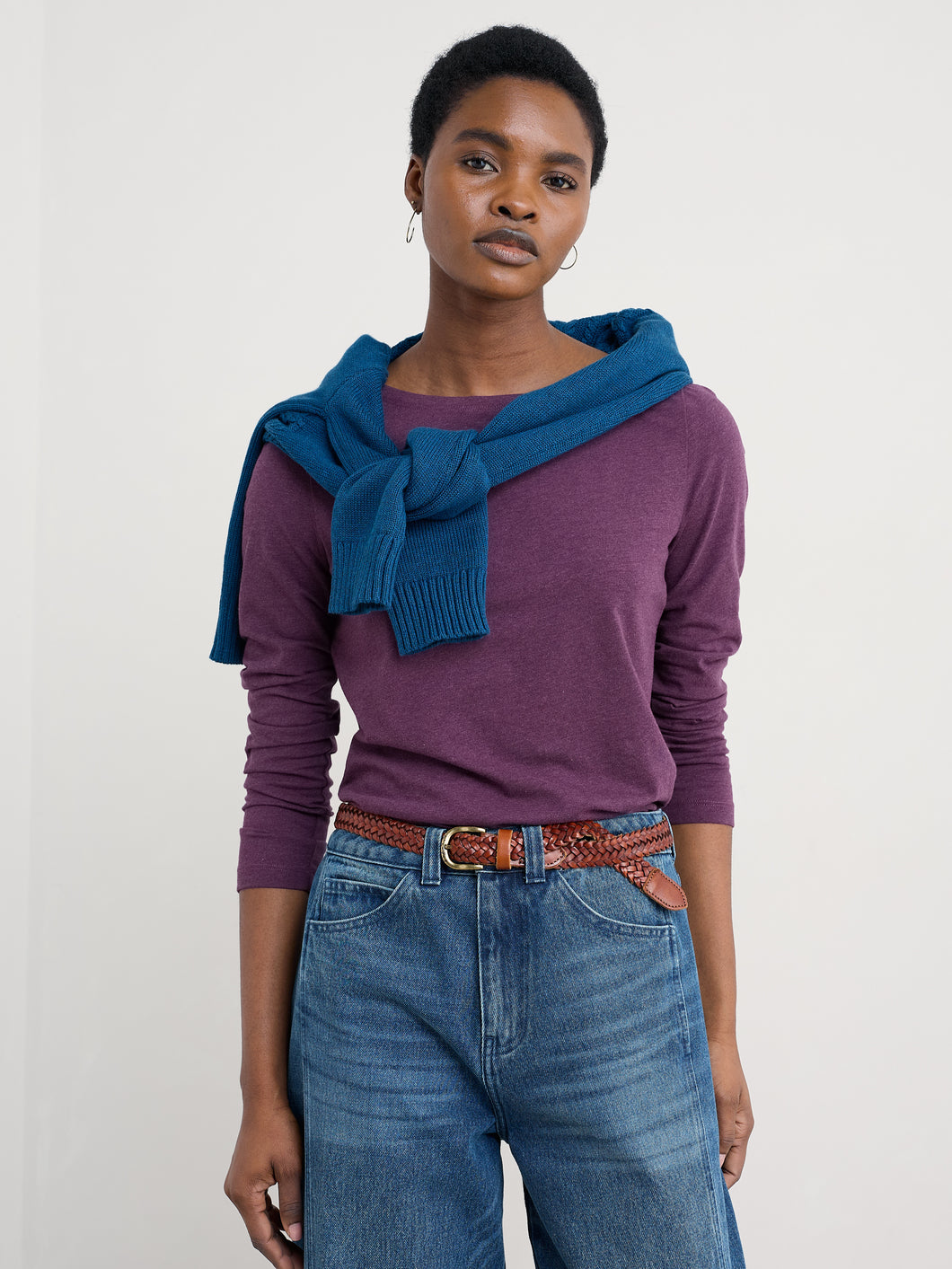 Seasalt Easel jersey topGrape