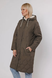 Rino & Pelle Elfie padded teddy lined coat Hunter